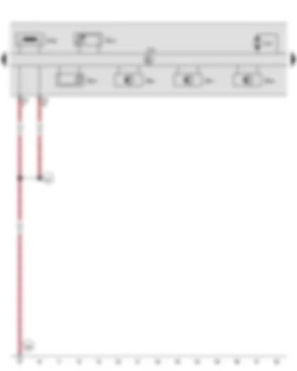 Wiring Diagram  VW GOLF CABRIOLET 2012 - Gearbox input speed sender - Gearbox hydraulic pressure sender - Temperature sender in control unit - Clutch travel sender 1 - Clutch travel sender 2 - Gearbox input speed sender 3 - Mechatronic unit for dual clutch gearbox - Hydraulic pump motor