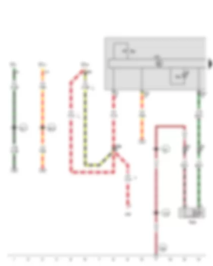 Wiring Diagram  VW GOLF CABRIOLET 2012 - Air conditioning system control unit - Air conditioner compressor regulating valve