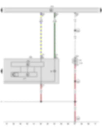 Wiring Diagram  VW GOLF CABRIOLET 2012 - Right gas discharge bulb control unit - Onboard supply control unit - Right gas discharge (xenon) bulb - Right fog light bulb - Right cornering light bulb - Front right turn signal bulb