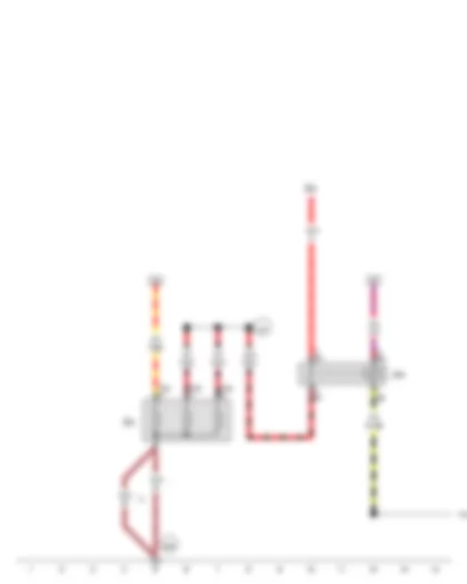 Wiring Diagram  VW GOLF CABRIOLET 2014 - High heat output relay - Auxiliary air heater element