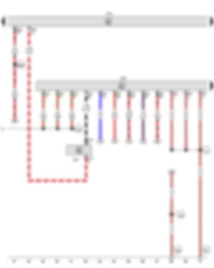 Wiring Diagram  VW GOLF CABRIOLET 2012 - Engine control unit