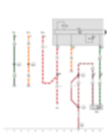 Wiring Diagram  VW GOLF CABRIOLET 2014 - Air conditioning system control unit - Air conditioner compressor regulating valve