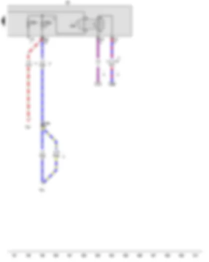 Wiring Diagram  VW GOLF CABRIOLET 2015 - Additional coolant pump relay - Fuse holder B - Fuse 20 on fuse holder B - Fuse 27 on fuse holder B