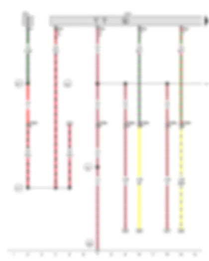 Wiring Diagram  VW GOLF CABRIOLET 2014 - Blind Spot Monitor control unit 2