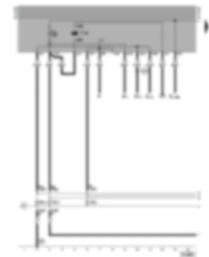 Wiring Diagram  VW GOLF CABRIOLET 2002 - Left tail light