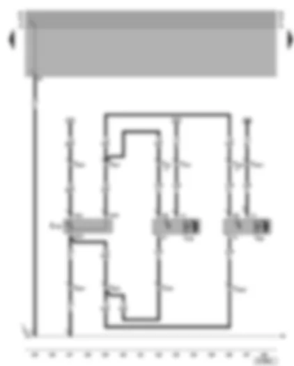 Wiring Diagram  VW GOLF CABRIOLET 2002 - Headlight range control