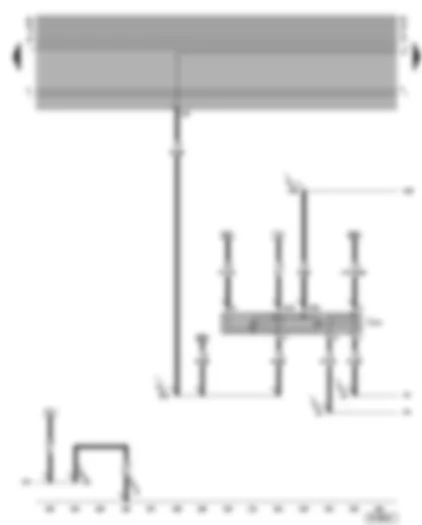 Wiring Diagram  VW GOLF CABRIOLET 2002 - Hazard warning lights additional relay