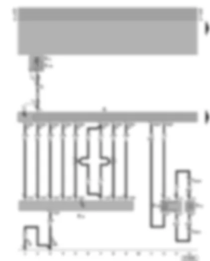 Wiring Diagram  VW GOLF CABRIOLET 2002 - Radio - CD changer - front loudspeakers