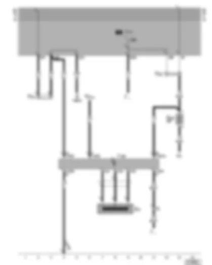 Wiring Diagram  VW GOLF CABRIOLET 2002 - Immobilizer control unit - immobilizer reading coil