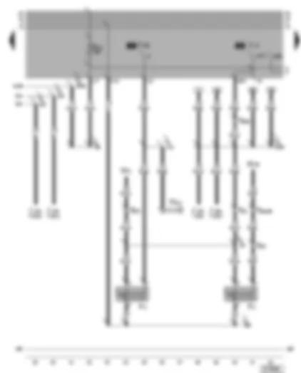 Wiring Diagram  VW GOLF CABRIOLET 2002 - Door contact switch