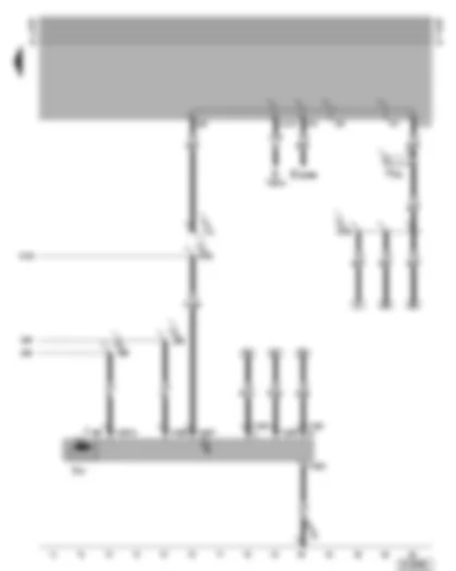 Wiring Diagram  VW GOLF CABRIOLET 2002 - Rear right electric window control unit - rear right electric window motor