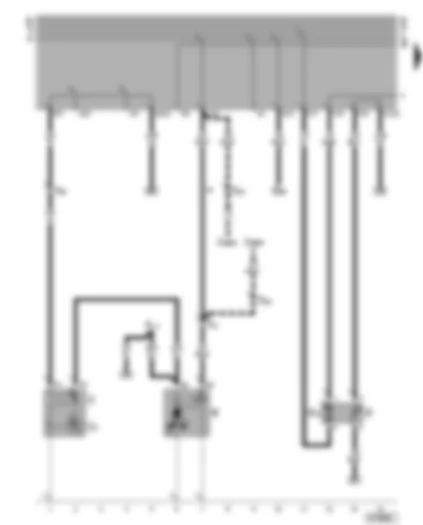Wiring Diagram  VW GOLF CABRIOLET 2002 - Starter - alternator - fuel pump - fuel gauge sender