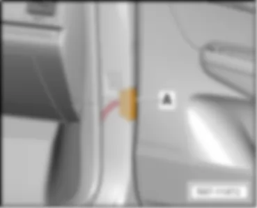 VW GOLF CABRIOLET 2015 Coupling point on right A-pillar