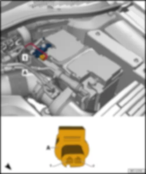 VW GOLF CABRIOLET 2015 Battery monitoring control unit J367