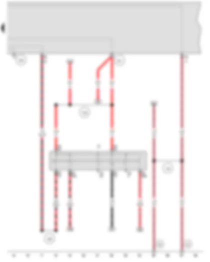Wiring Diagram  VW GOLF CITY 2007 - Ignition/starter switch