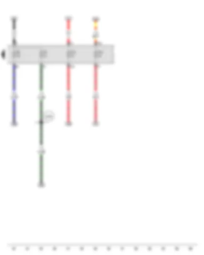 Wiring Diagram  VW GOLF CITY 2006 - Fuse 5 in fuse holder - Fuse 7 in fuse holder - Fuse 10 in fuse holder - Fuse 13 in fuse holder