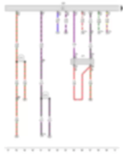 Wiring Diagram  VW GOLF CITY 2006 - Motronic control unit - Main relay