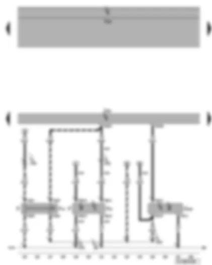Wiring Diagram  VW GOLF PLUS 2006 - Engine control unit - cutch position sender - brake light switch - brake pedal switch