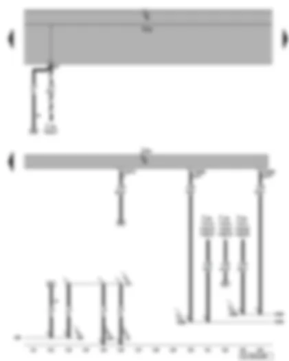 Wiring Diagram  VW GOLF PLUS 2006 - Engine control unit