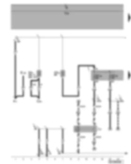 Wiring Diagram  VW GOLF PLUS 2014 - Fresh air blower relay - fuses