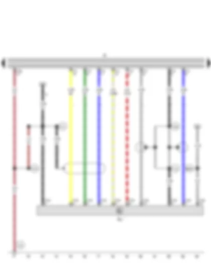 Wiring Diagram  VW GOLF PLUS 2002 - Radio - CD changer