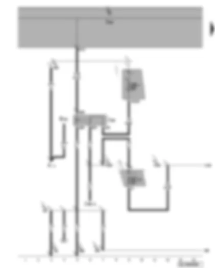 Wiring Diagram  VW GOLF PLUS 2014 - Terminal 15 voltage supply relay