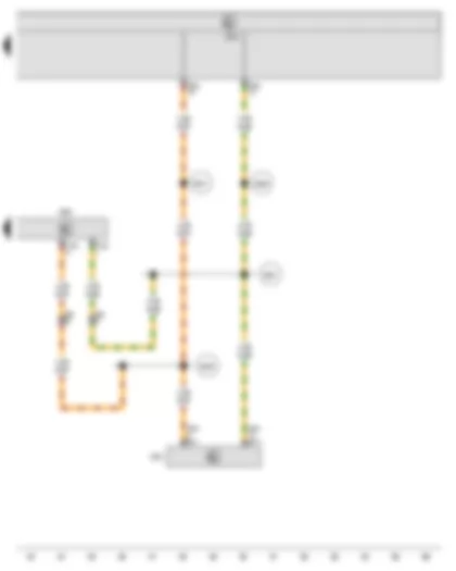 Wiring Diagram  VW GOLF PLUS 2009 - Data bus diagnostic interface - Special vehicle control unit