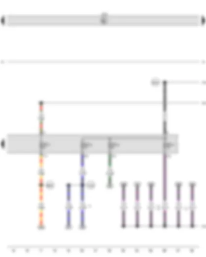 Wiring Diagram  VW GOLF PLUS 2012 - Fuse 13 on fuse holder C - Fuse 14 on fuse holder C - Fuse 15 on fuse holder C - Fuse 17 on fuse holder C