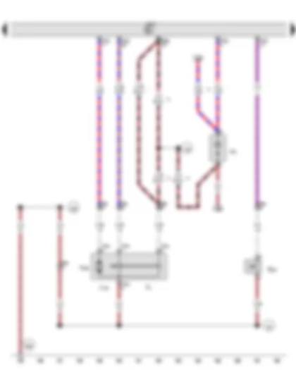 Wiring Diagram  VW GOLF PLUS 2013 - Rear lid handle release button - Luggage compartment light switch - Rear lid lock unit - Rear lid release motor - Luggage compartment light