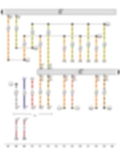 Wiring Diagram  VW GOLF PLUS 2013 - Data bus diagnostic interface - Diagnostic connection