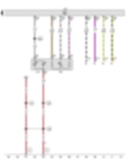 Wiring Diagram  VW GOLF PLUS 2012 - Switch and instrument illumination regulator