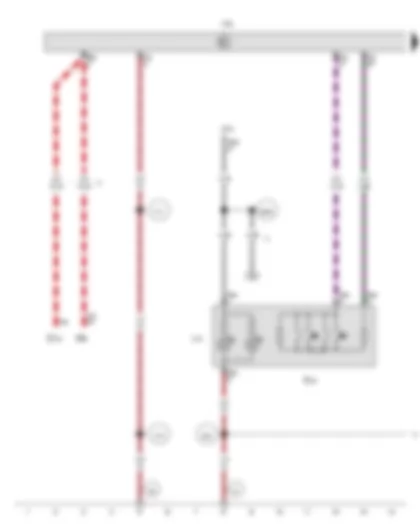 Wiring Diagram  VW GOLF PLUS 2014 - Telematics button module - Control unit 1 for information electronics