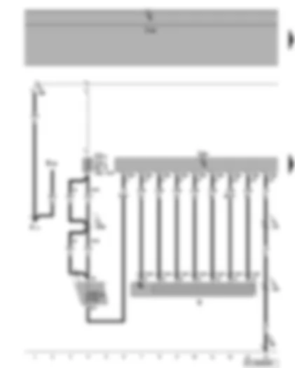 Wiring Diagram  VW GOLF PLUS 2006 - Multimedia system control unit - radio