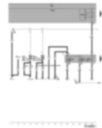 Wiring Diagram  VW GOLF PLUS 2005 - X-contact relief relay - fuses