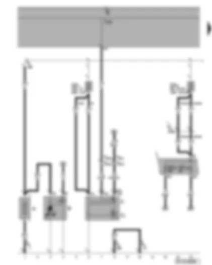 Wiring Diagram  VW GOLF PLUS 2005 - Battery - alternator - starter
