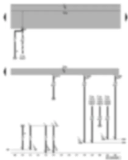 Wiring Diagram  VW GOLF PLUS 2006 - Engine control unit