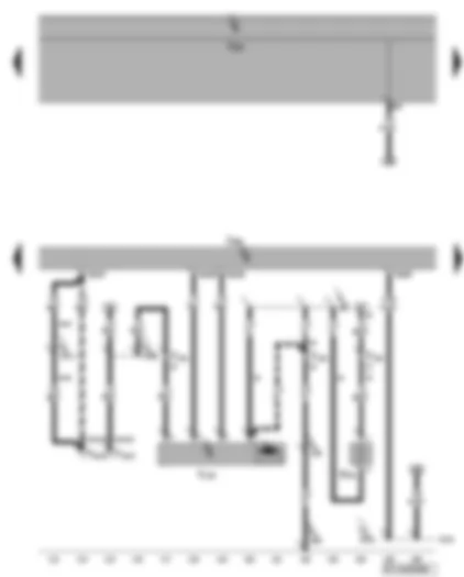 Wiring Diagram  VW GOLF PLUS 2006 - Engine control unit - heater element for crankcase breather