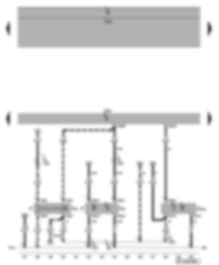 Wiring Diagram  VW GOLF PLUS 2006 - Engine control unit - cutch position sender - brake light switch - brake pedal switch