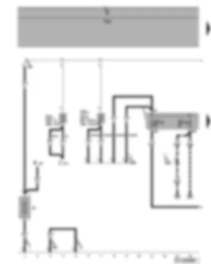Wiring Diagram  VW GOLF PLUS 2006 - Battery - fuses