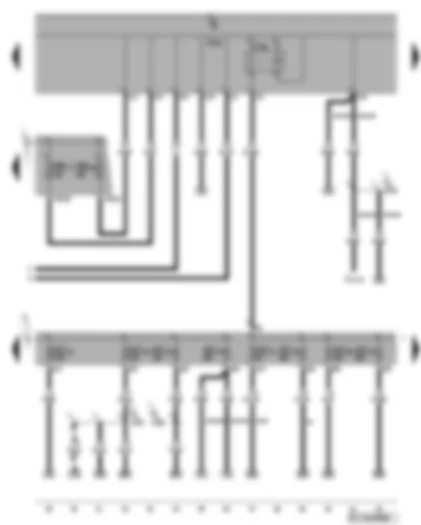 Wiring Diagram  VW GOLF PLUS 2006 - X-contact relief relay - fuses