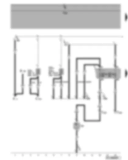 Wiring Diagram  VW GOLF PLUS 2006 - Fuses SA1 - SA5 - SA6 - SC49 - SC58 - 12 V socket
