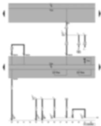 Wiring Diagram  VW GOLF PLUS 2006 - ABS control unit - ABS hydraulic pump