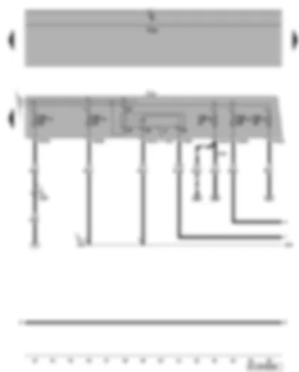 Wiring Diagram  VW GOLF PLUS 2006 - Motronic current supply relay
