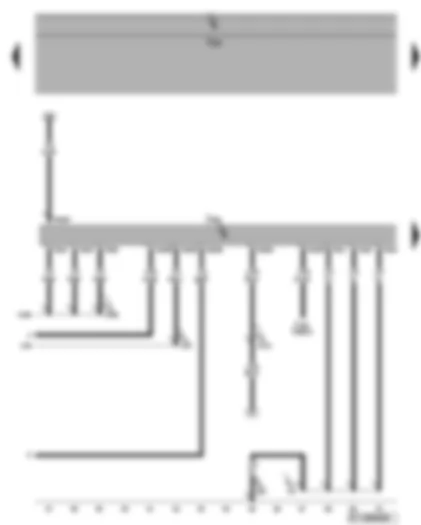 Wiring Diagram  VW GOLF PLUS 2006 - Engine control unit