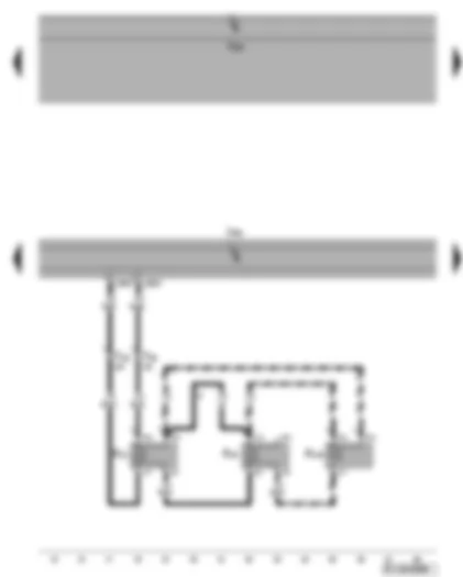 Wiring Diagram  VW GOLF PLUS 2006 - Control unit with display for radio and navigation system - front left loudspeaker