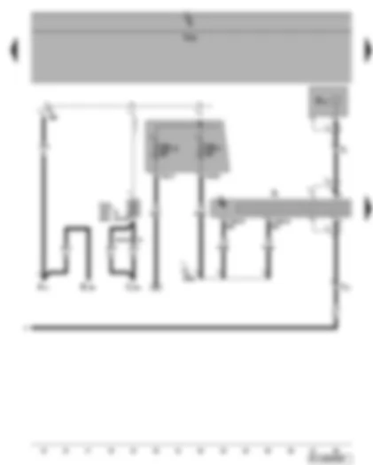 Wiring Diagram  VW GOLF PLUS 2006 - Radio - aerial - fuses