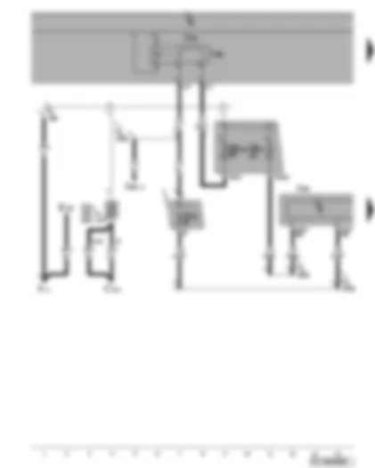 Wiring Diagram  VW GOLF PLUS 2008 - Control unit with display for radio and navigation system - fuses