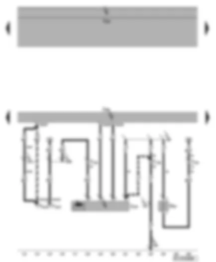 Wiring Diagram  VW GOLF PLUS 2006 - Engine control unit - heater element for crankcase breather