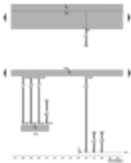 Wiring Diagram  VW GOLF PLUS 2006 - Engine control unit - air mass meter