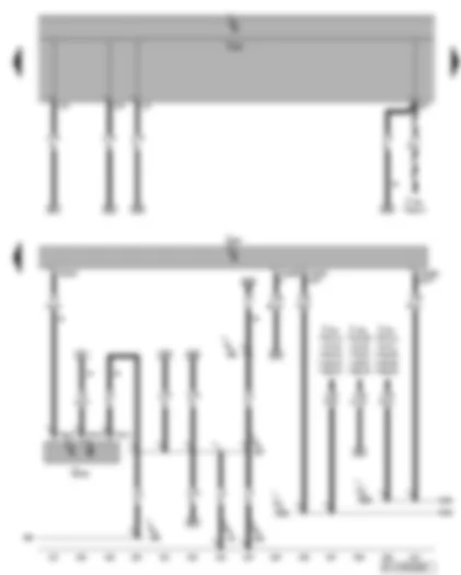 Wiring Diagram  VW GOLF PLUS 2007 - Engine control unit - clutch position sender